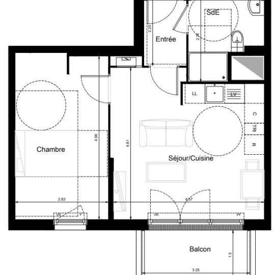  LOGER 9 : Appartement | JOUY-LE-MOUTIER (95280) | 42 m2 | 213 600 € 