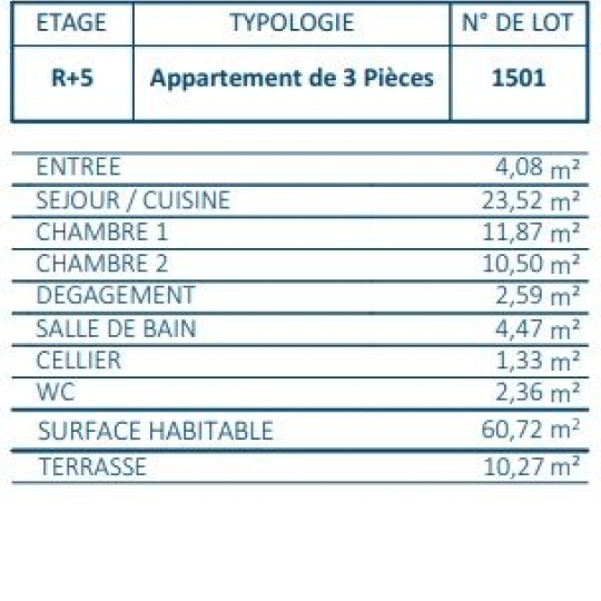  LOGER 9 : Appartement | PARIS (75018) | 60 m2 | 890 000 € 