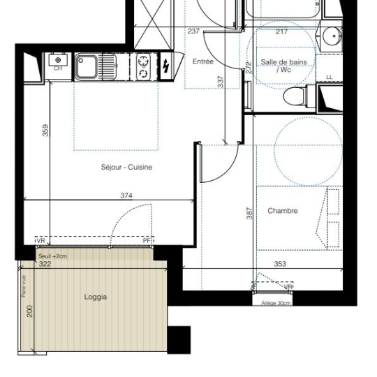  LOGER 9 : Appartement | COLOMIERS (31770) | 38 m2 | 186 500 € 