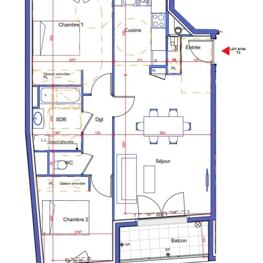 LOGER 9 : Appartement | AUBERVILLIERS (93300) | 65.00m2 | 330 000 € 