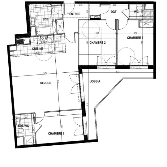  LOGER 9 : Appartement | CHATENAY-MALABRY (92290) | 91 m2 | 516 000 € 