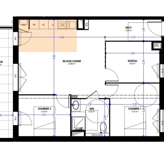  LOGER 9 : Appartement | ROSNY-SOUS-BOIS (93110) | 68 m2 | 250 000 € 