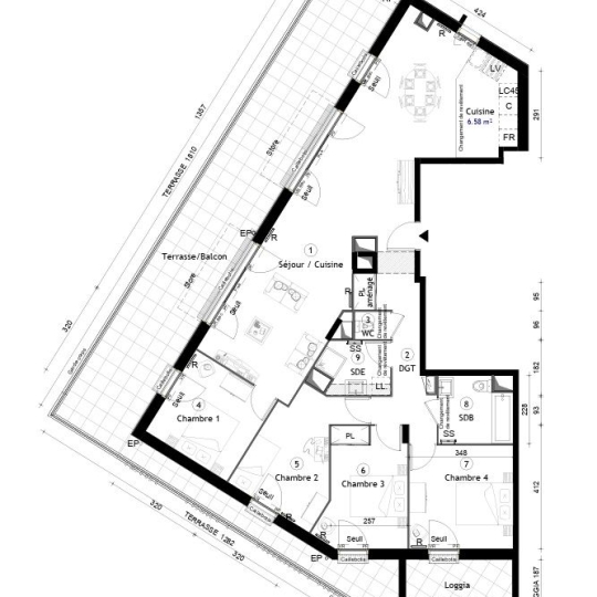 LOGER 9 : Appartement | MONTREUIL (93100) | 116.00m2 | 556 000 € 