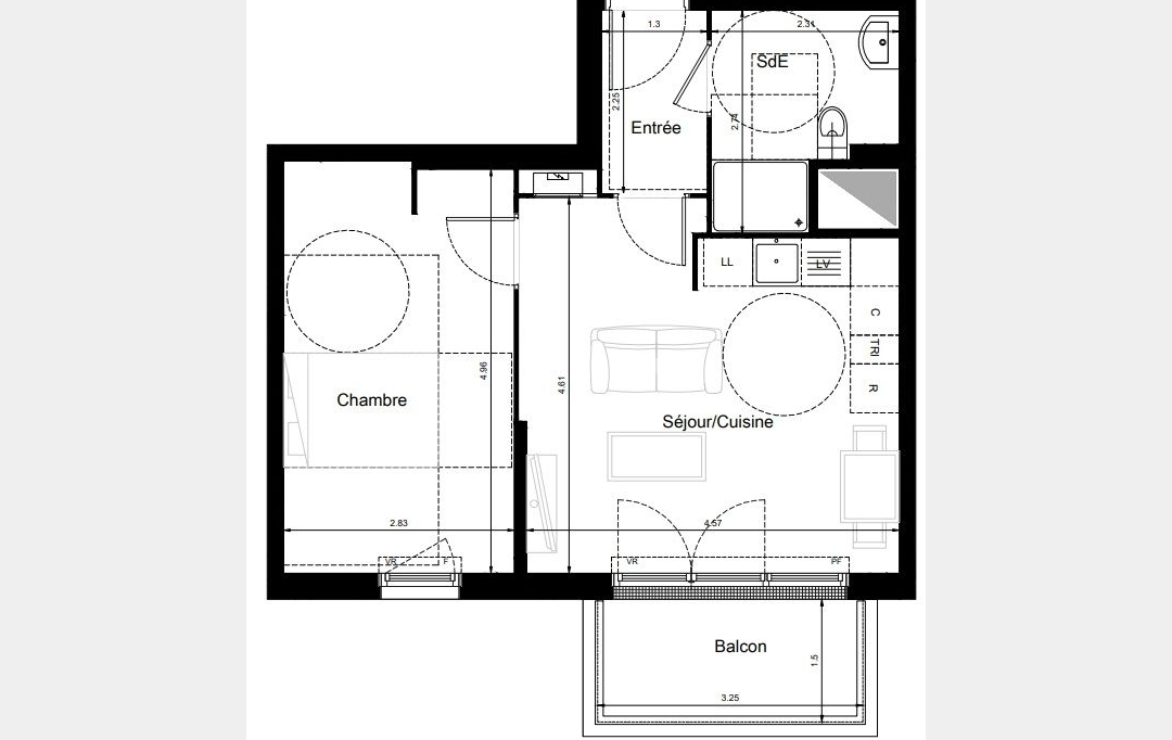 LOGER 9 : Appartement | JOUY-LE-MOUTIER (95280) | 42 m2 | 213 600 € 