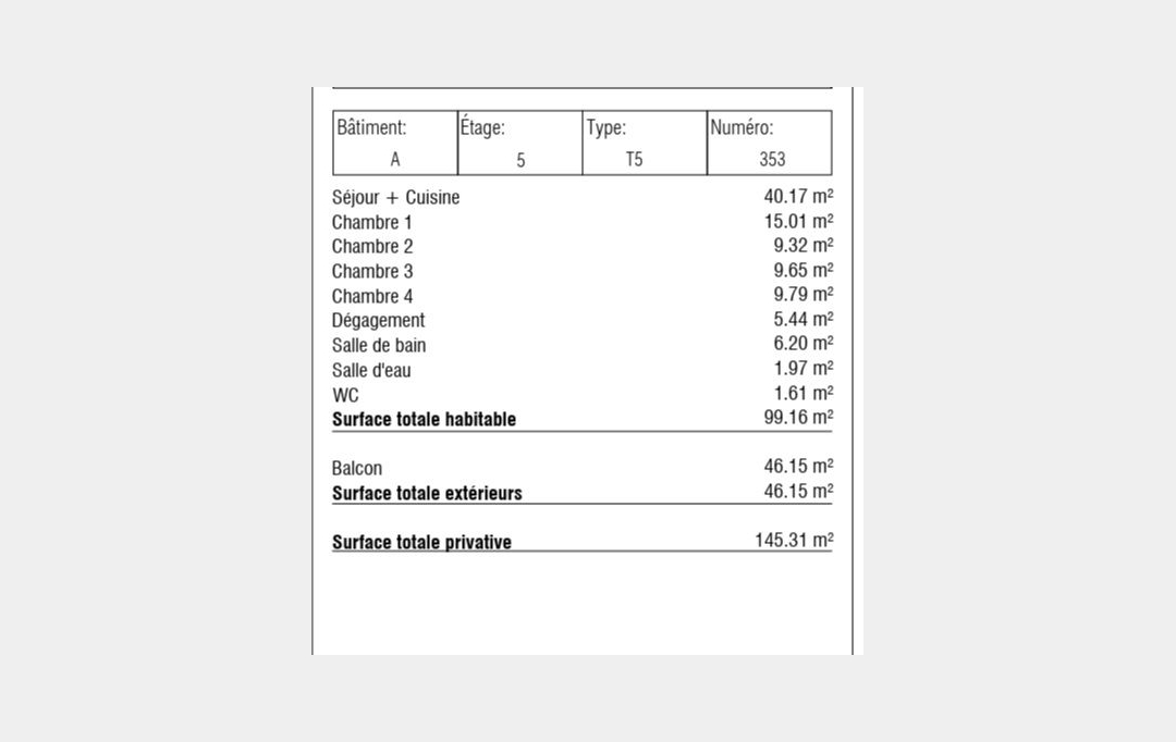 LOGER 9 : Appartement | MASSY (91300) | 99 m2 | 537 000 &euro; 