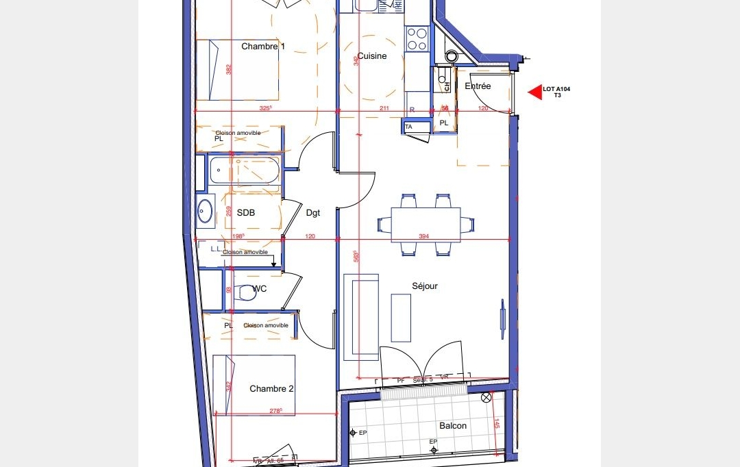 LOGER 9 : Appartement | AUBERVILLIERS (93300) | 65 m2 | 330 000 € 
