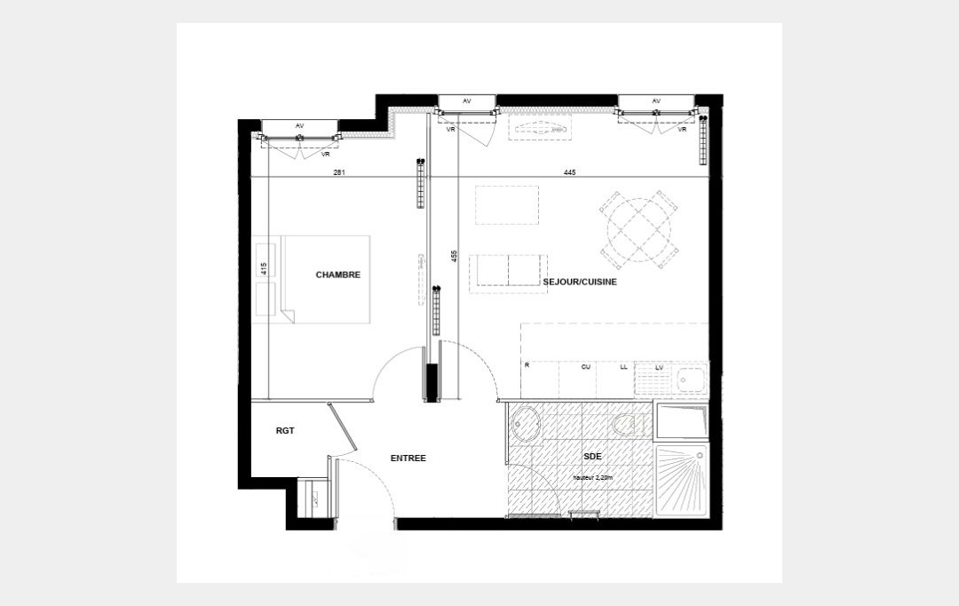 LOGER 9 : Appartement | DRANCY (93700) | 44 m2 | 222 000 € 